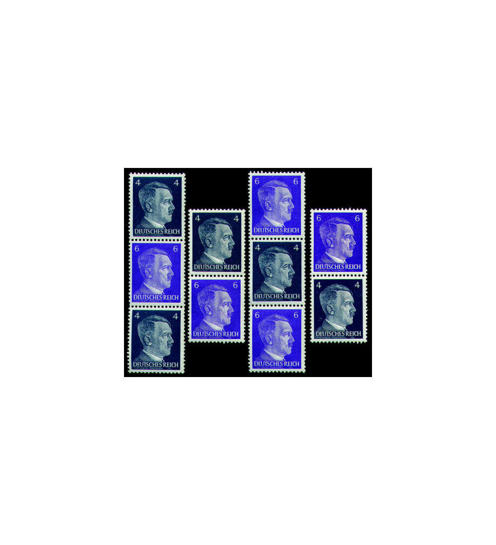 Deutscher Zusammendruck S290-293 postfrisch Hitler