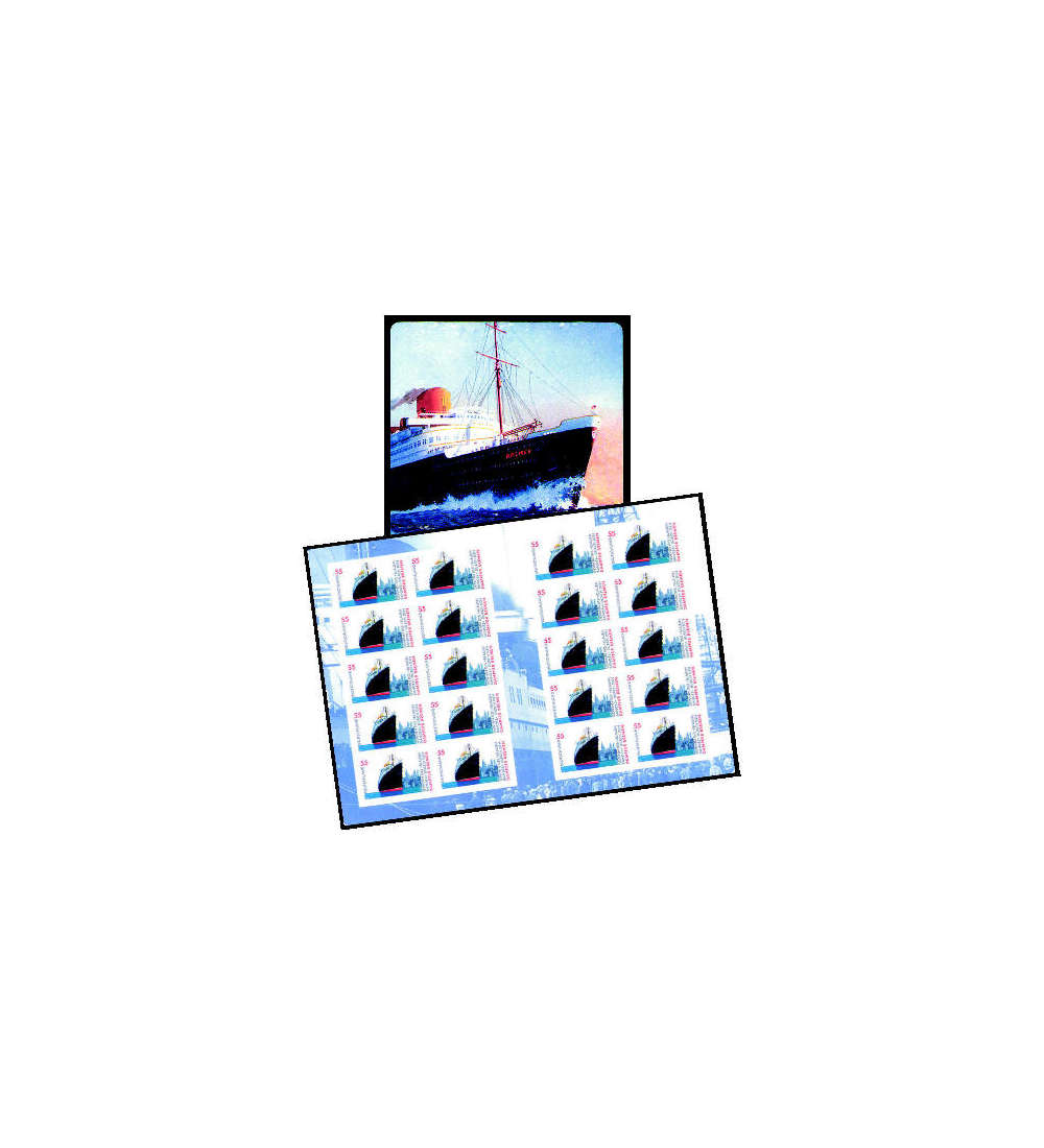 BRD Bund  Markenheft Nr. 56 Passagierschiff Bremen 2004
