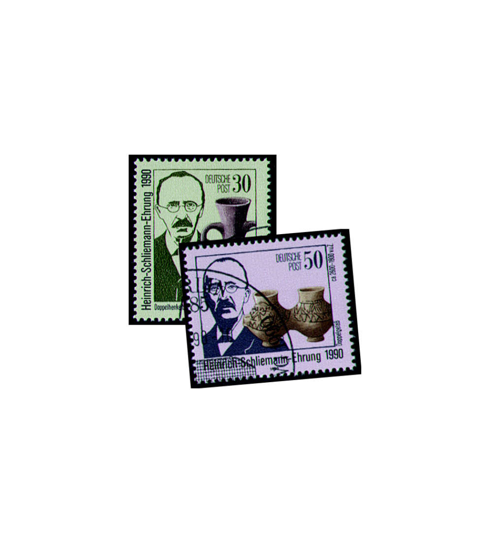 DDR Sondermarken mit Nr. 3364-3365 gestempelt