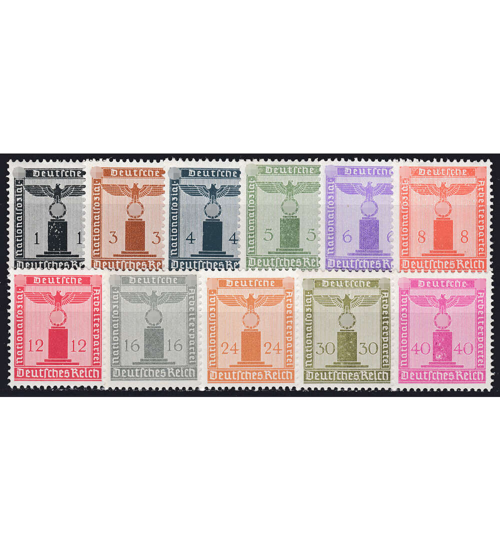 Deutsches Reich Dienst Nr. 155-165** ohne Nr. 162 dafr Nr. 151 Adler auf Sockel