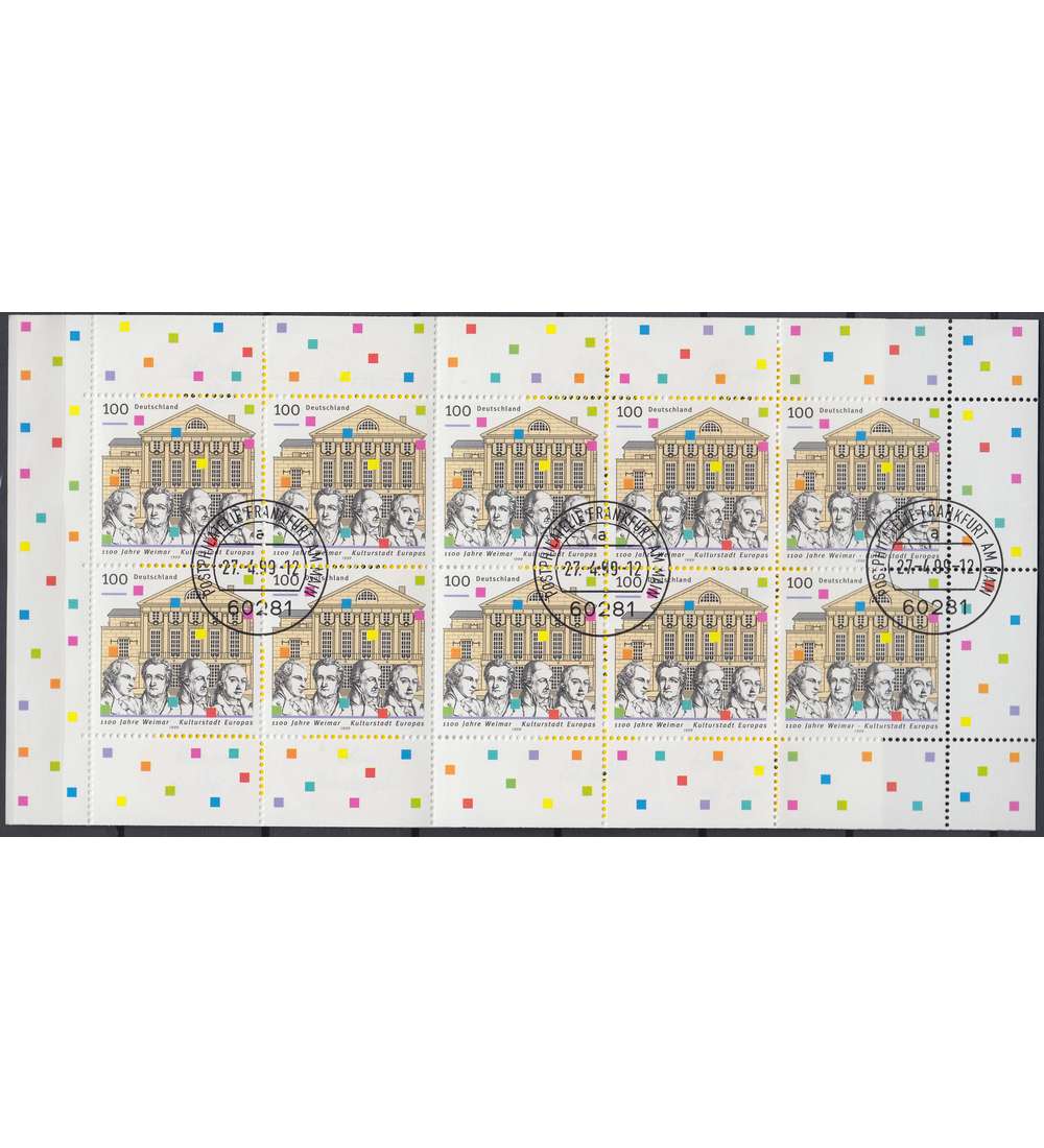 BRD Bund Markenheft Nr. 38          gestempelt