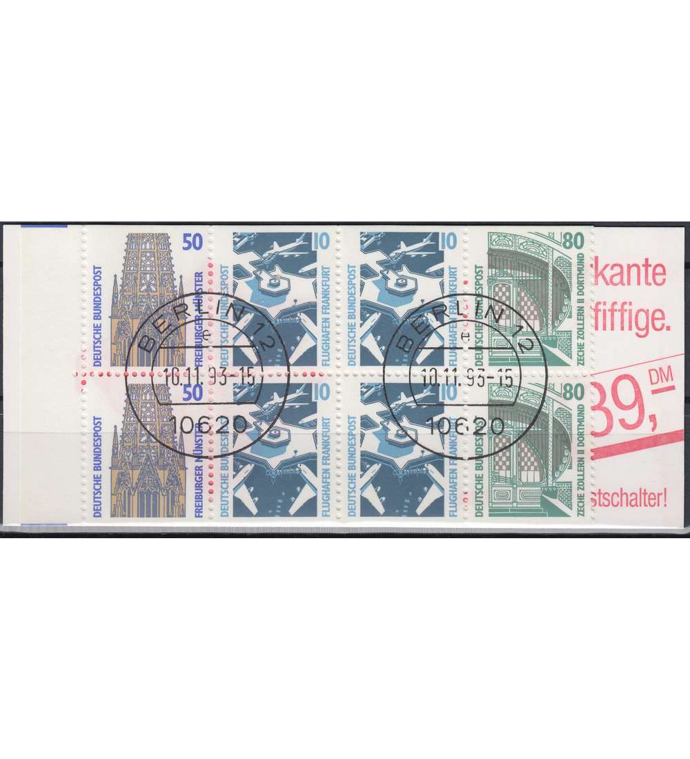 BRD Bund Markenheft Nr. 29a         gestempelt