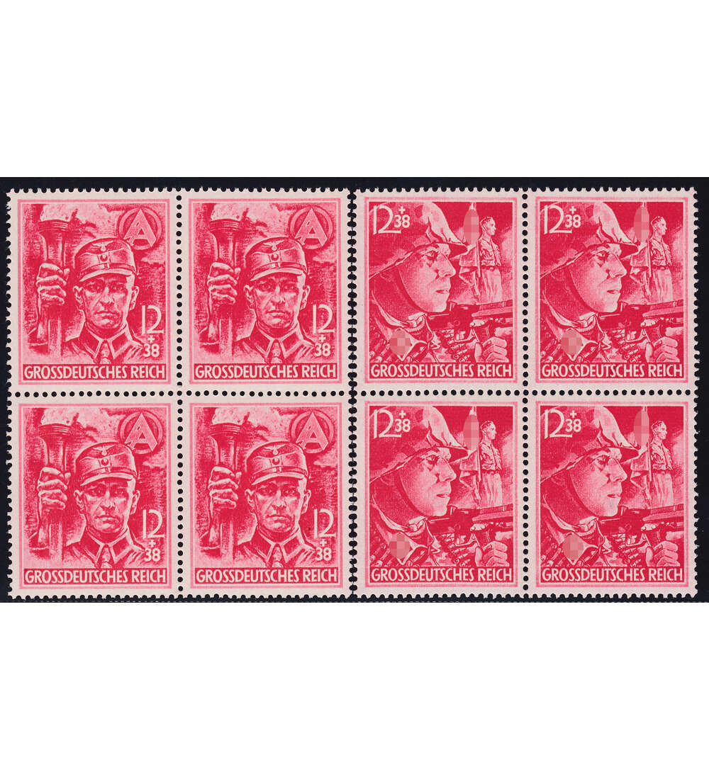 Deutsches  Reich Nr. 909-910 postfrisch Viererblock