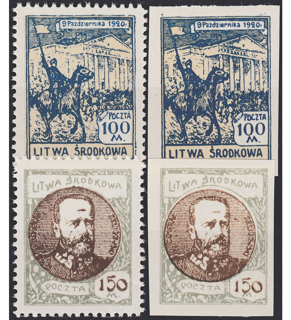 Mittellitauen Nr. 43-44 A+B postfrisch**