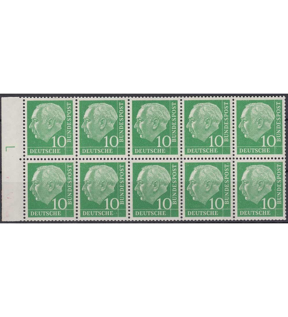 BRD Bund Heftchenblatt Nr. 10fa postfrisch**