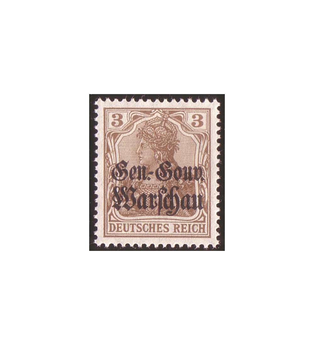 Deutsche Besetzung in Polen Nr. 7b postfrisch**