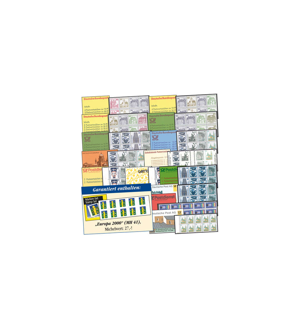 BRD Bund  Markenheft Kollektion 33 verschiedene ab Burgen und Schlsser