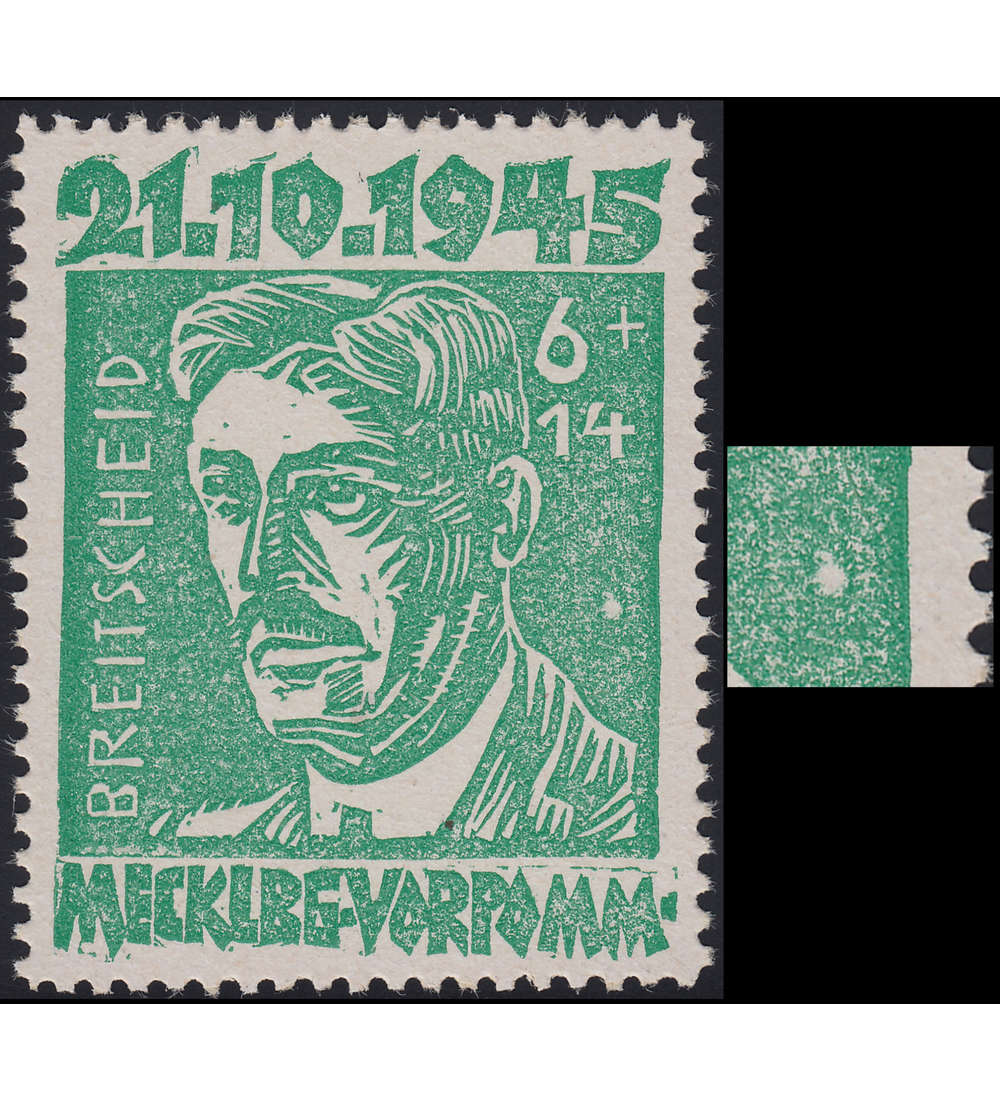 SBZ Nr. 20 VII postfrisch Plattenfehler