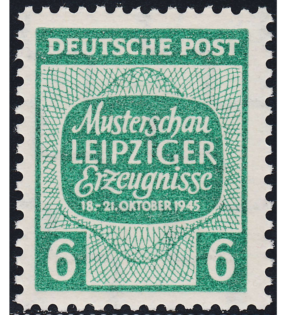 SBZ Nr. 124 I-VI postfrisch ** 6 Plattenfehler
