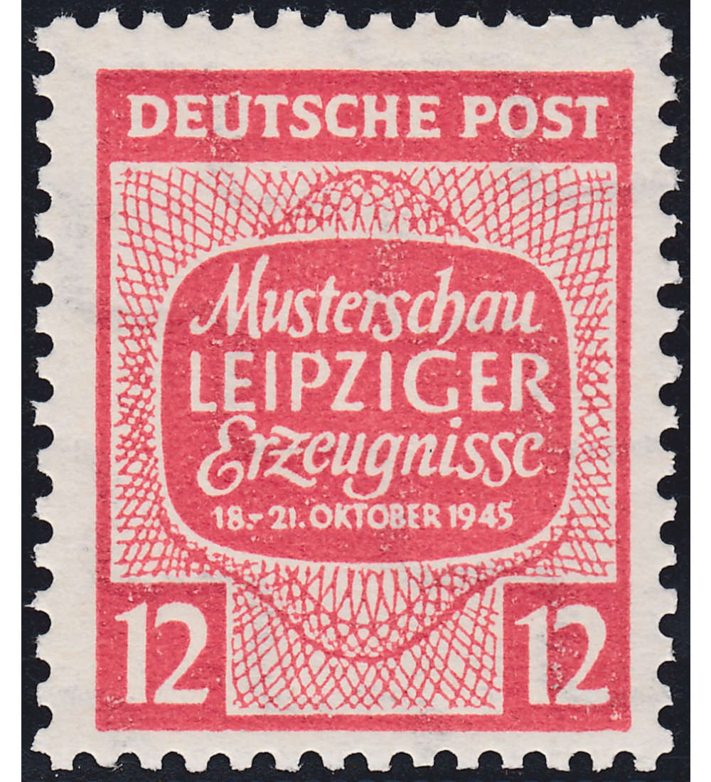 SBZ Nr. 125 I-X  postfrisch ** 9 Plattenfehler ohne III