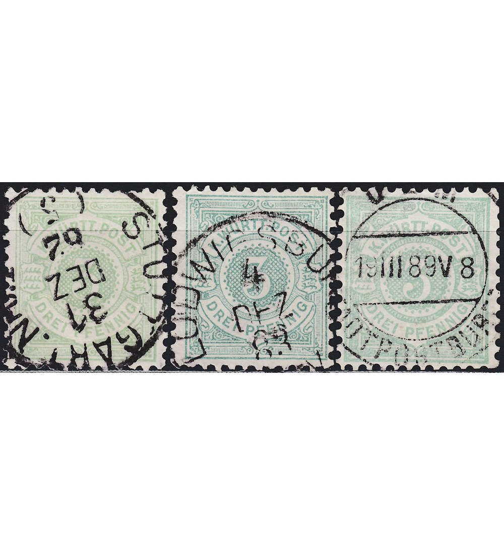Wrttemberg Nr. 44a+b+ba gestempelt