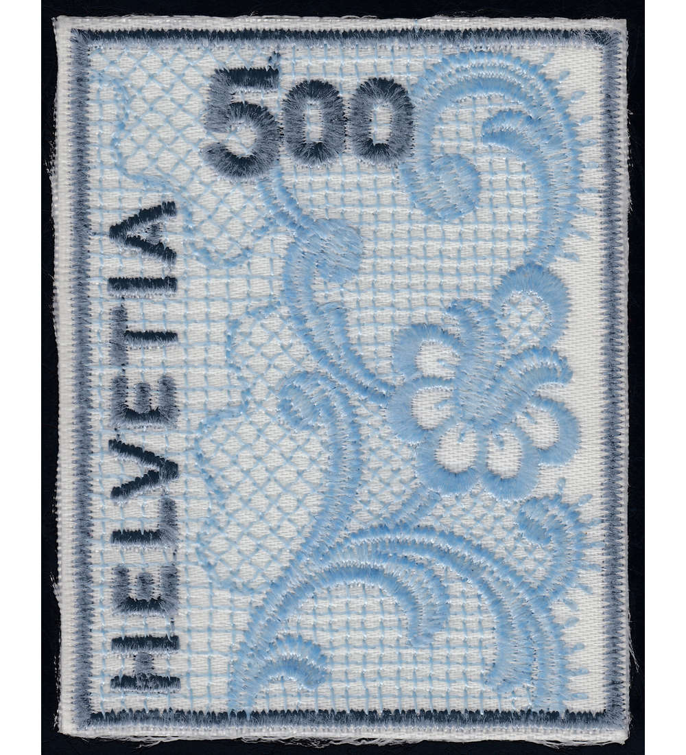 Schweiz Nr. 1721 postfrisch ** Stickerei-Marke