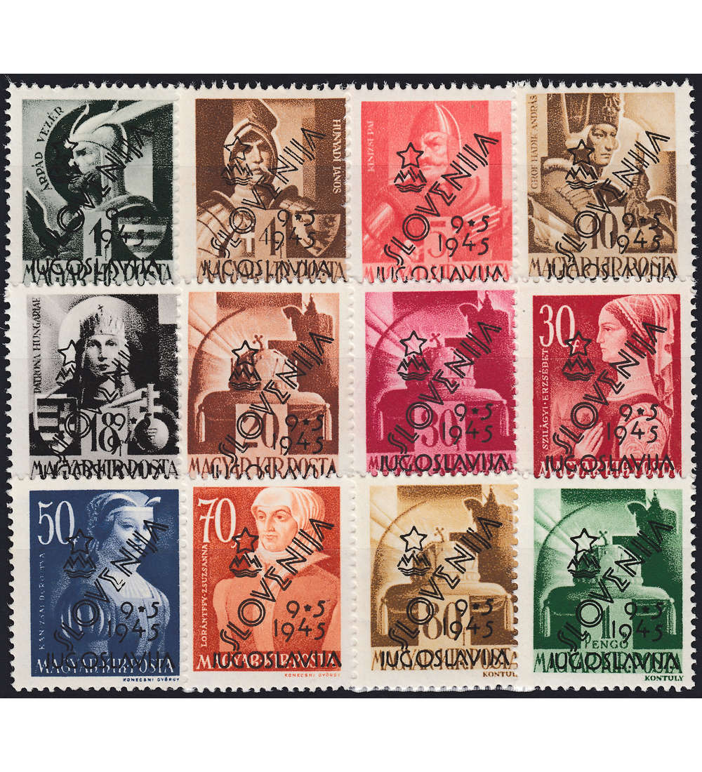 Jugoslawien Ausgabe fr Slowenien Nr. 35 - 46 postfrisch