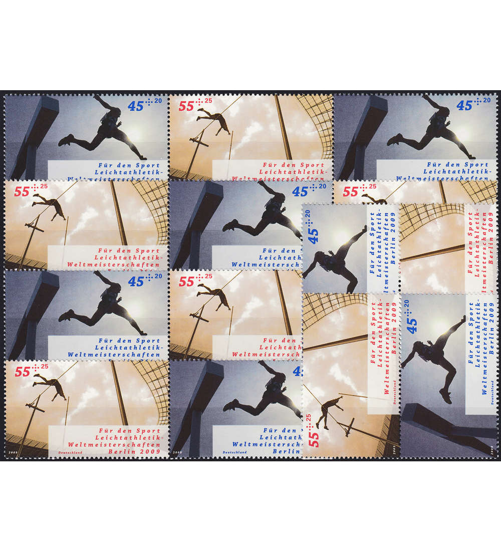 BRD Sporthilfe 2009 postfr. Zusammendruck-Kollektion