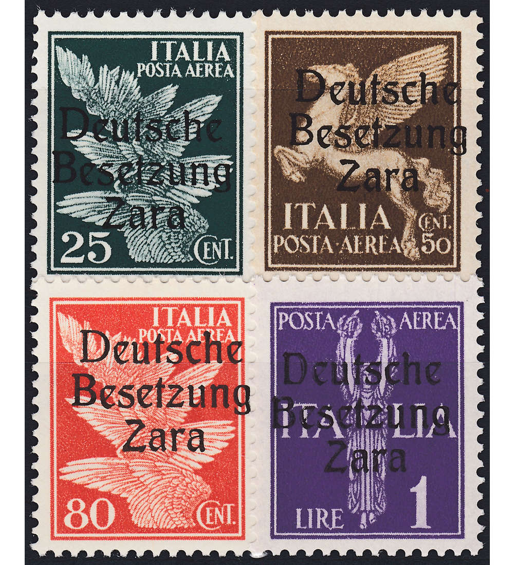 Deutsche Besetzung Zara postfrisch Nr. 23, 24, 26 und 27