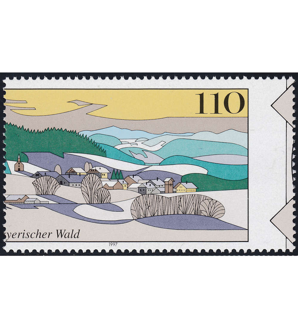 BRD Bund Verzhnung Nr. 1943 Bayerischer Wald postfrisch **