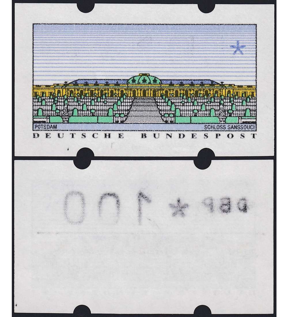 BRD-ATM Abklatsch Sanssouci postfrisch **