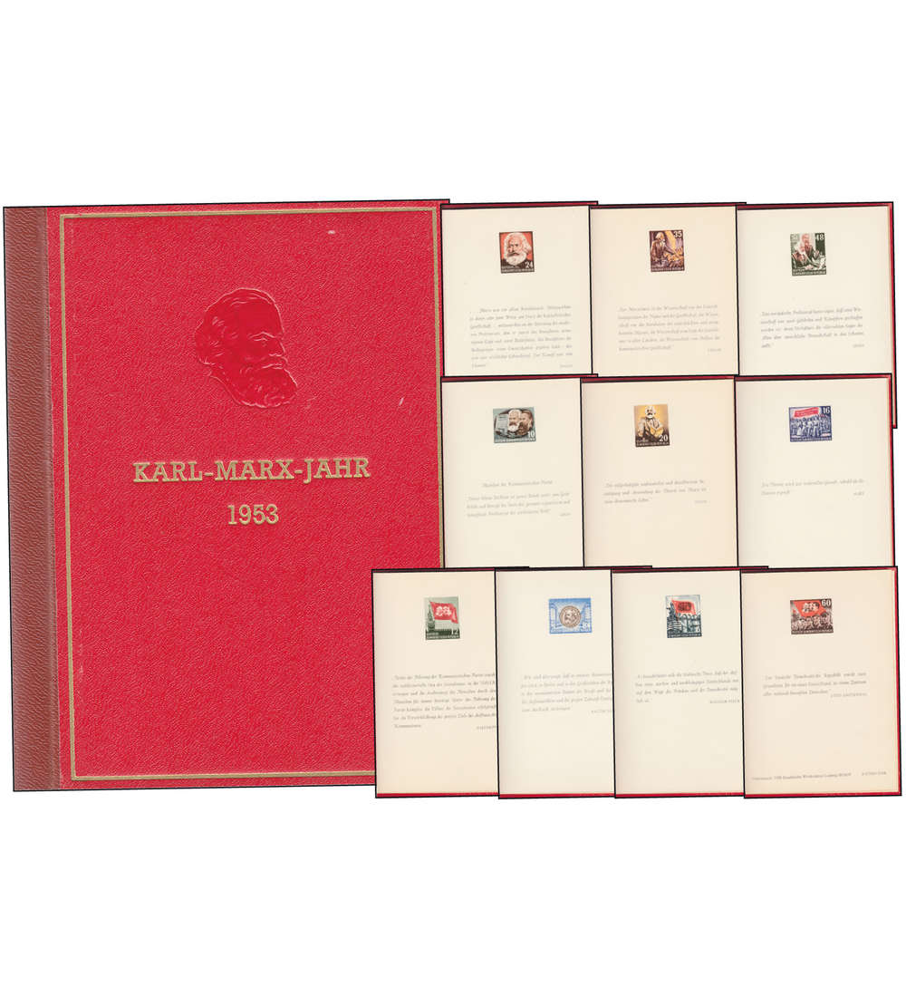 DDR Karl-Marx- Jahr 1953 original Bchlein