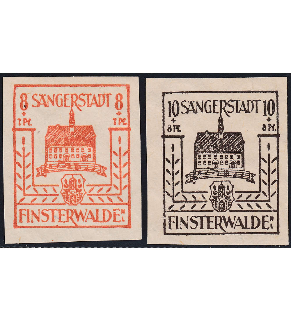 Lokalausgabe Finsterwalde Nr. 5+6 yy postfrisch geprft und signiert