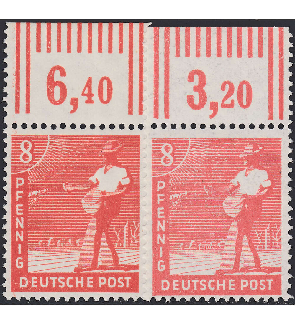 Alliierte Besetzung - Oberrand Nr. 945 a + b WOR durchgez�hnt postfrisch