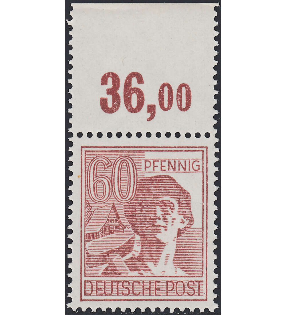 Alliierte Besetzung - Oberrand Nr. A 952 POR durchgez�hnt postfrisch