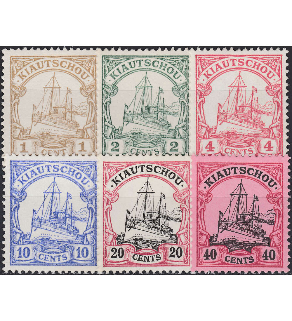 Dt. Kolonien - Kiautschou Nr. 18 - 23 ungestempelt