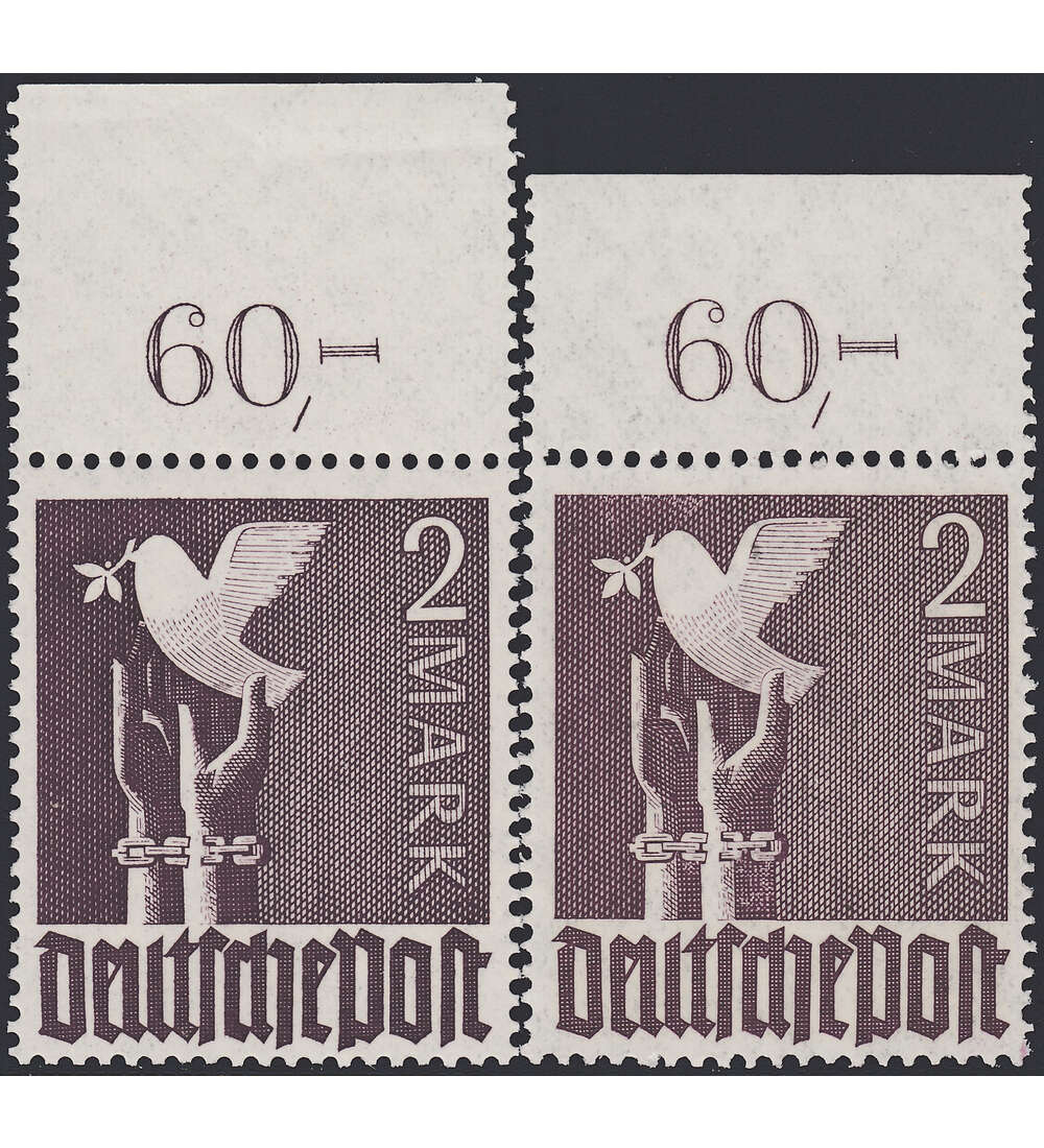 Alliierte Besetzung Oberrand Nr. 960 a+b POR durchgez�hnt postfrisch **