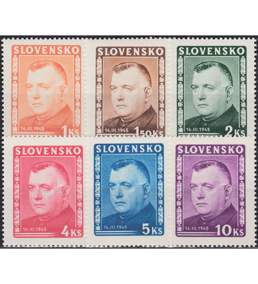Slowakei Prsident Tiso Nr. 156-161 postfrisch **