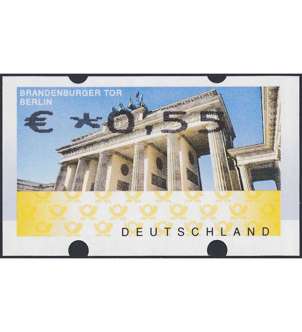 BRD ATM Brandenburger Tor - Abart postfrisch **