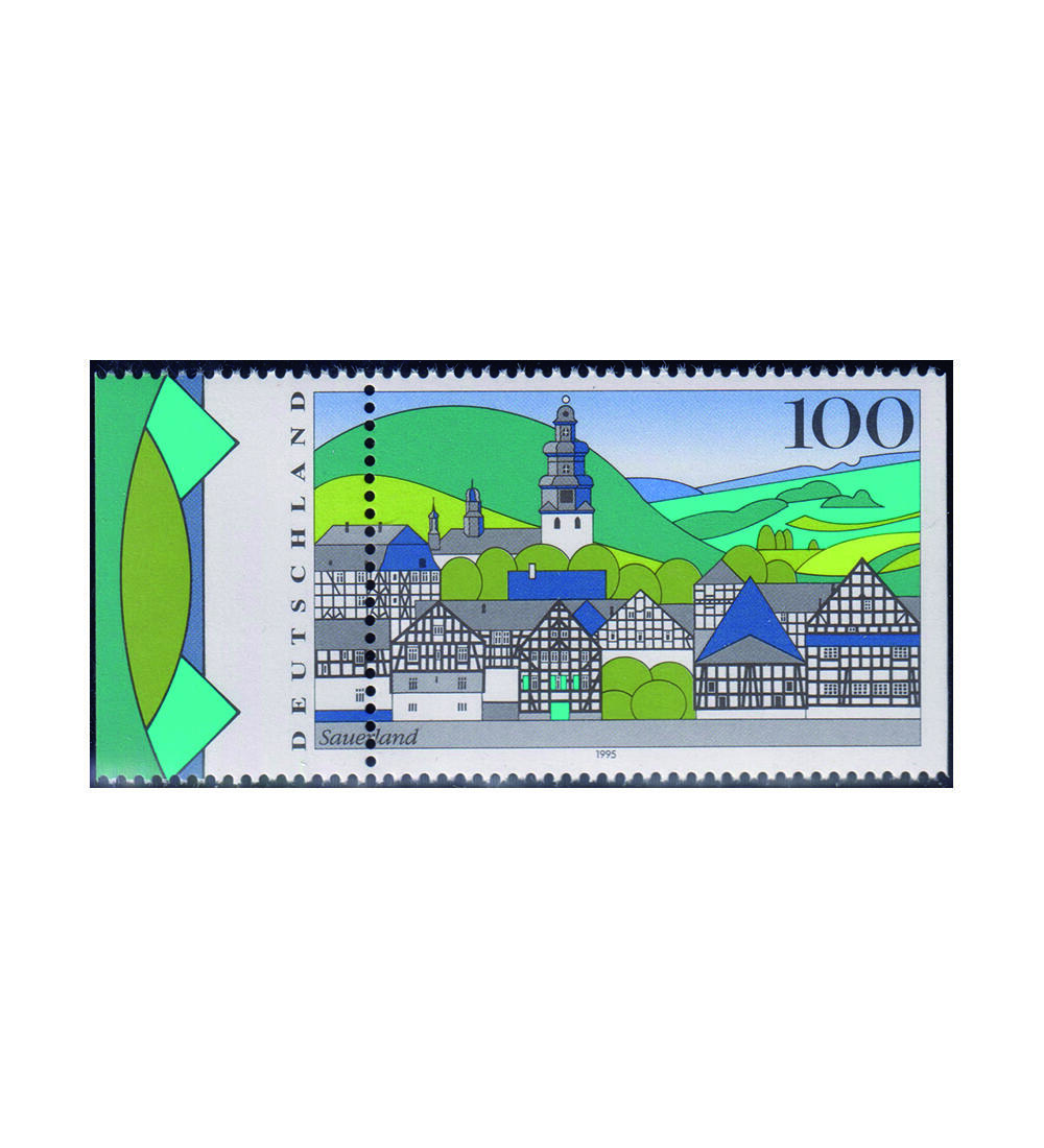 BRD - Verz�hnung postfrisch Nr. 1810 Sauerland rechts u. links ungez�hnt