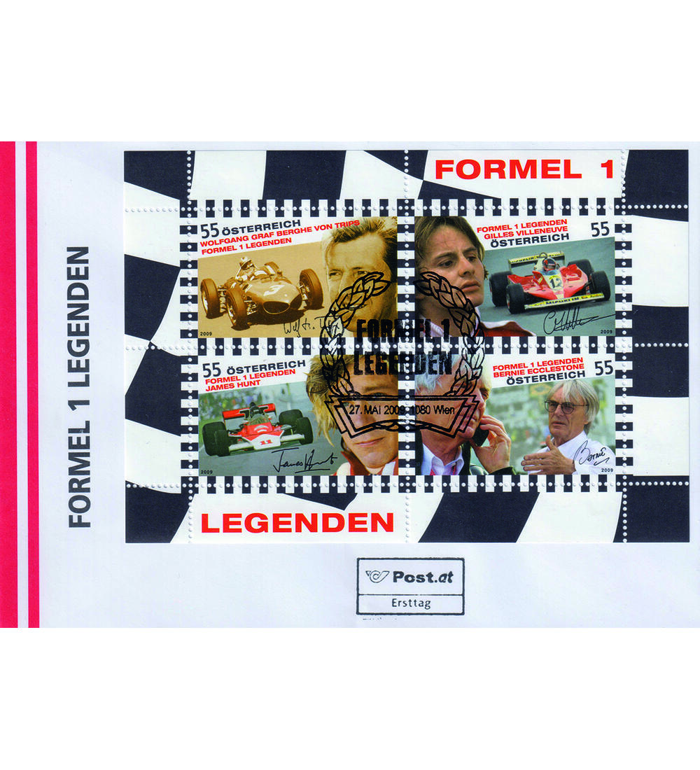 60 verschiedene Block dazu �sterreich Block 51 auf Ersttagsbrief