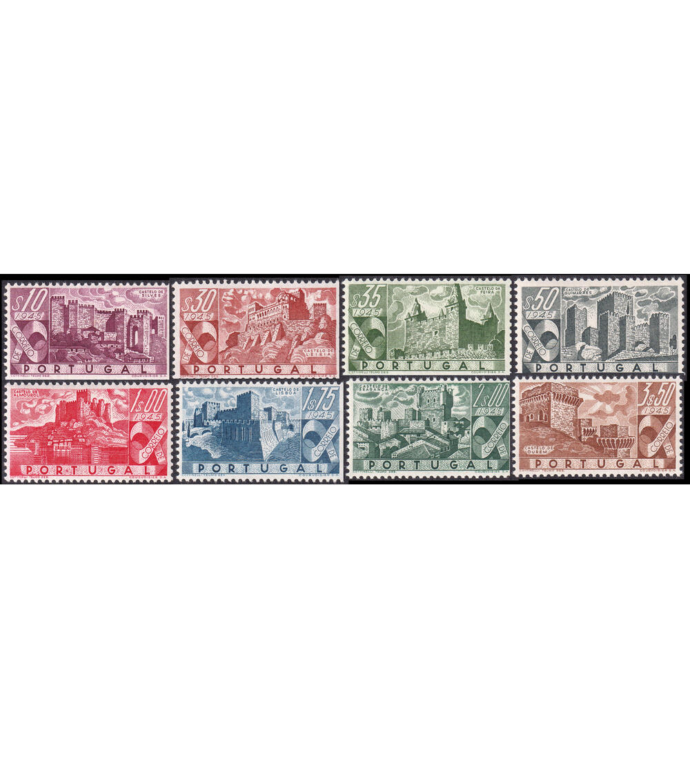 Portugal Nr. 693-700 postfrisch portugiesische Burgen 1946