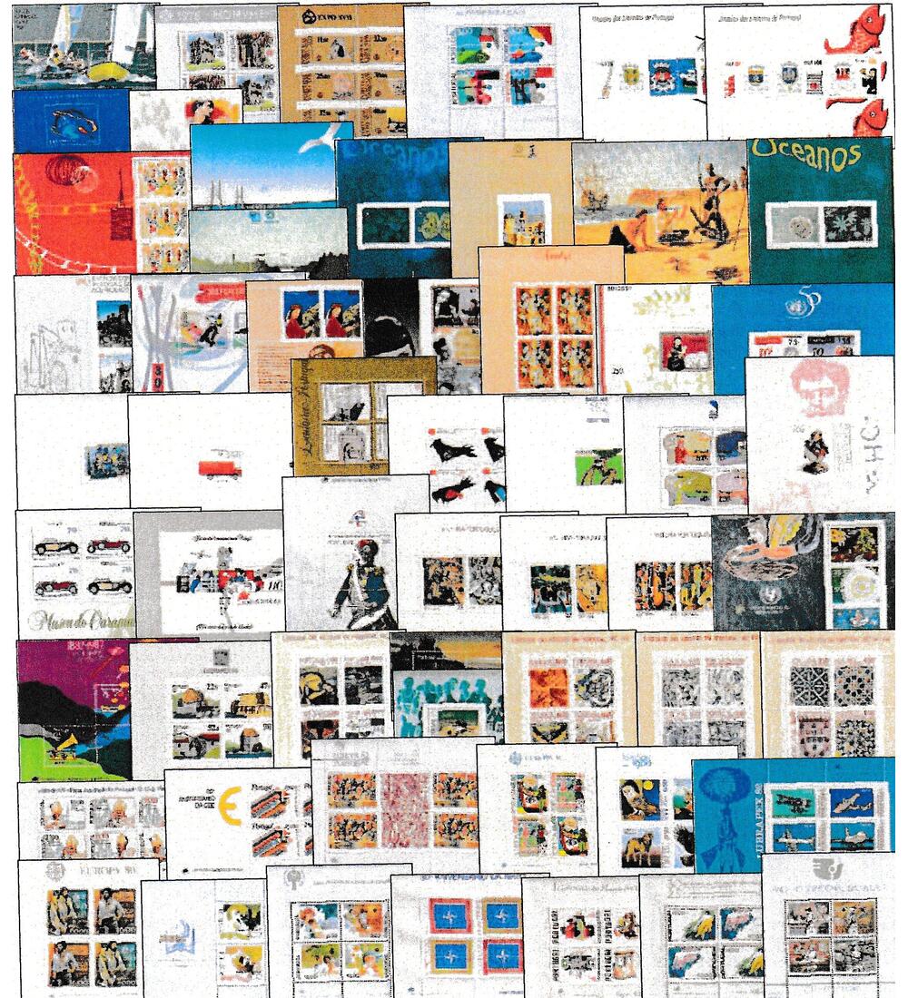 Portugal Blockausgaben fast 60 postfrische Bl�cke von 1975 bis 1998