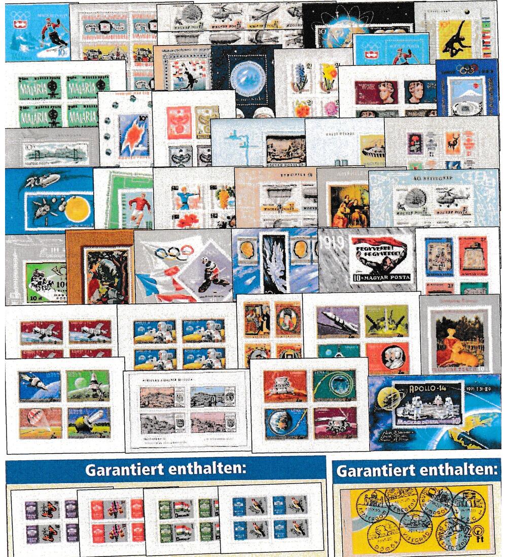 Ungarn Postfrisch-Spezial Kollektion 40 Blocks, Klein- bogen usw aus 1959-1971