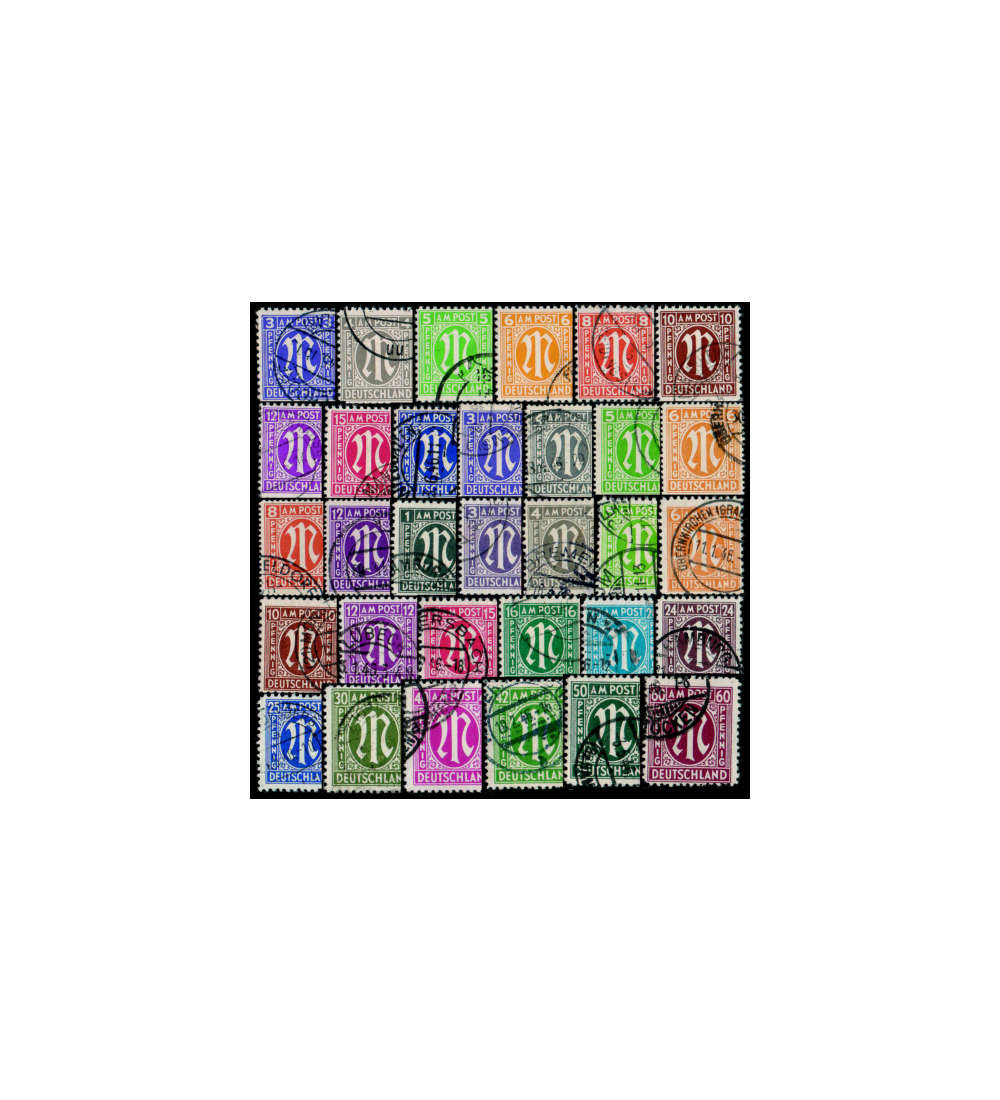 All. Besetzung AM-Post gestemp Nr. 1-20,22-33