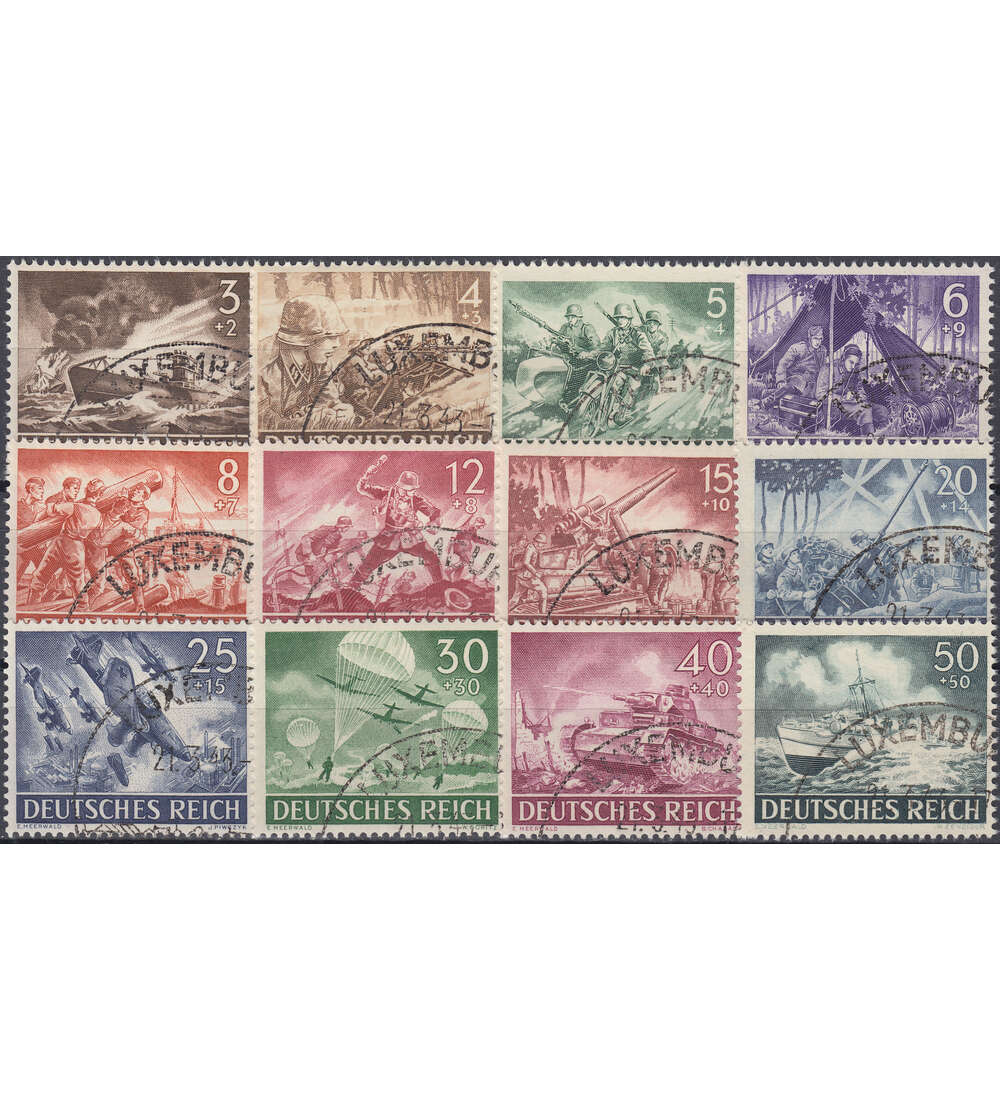 Deutsches Reich 100 ver. mit Nr. 831-842