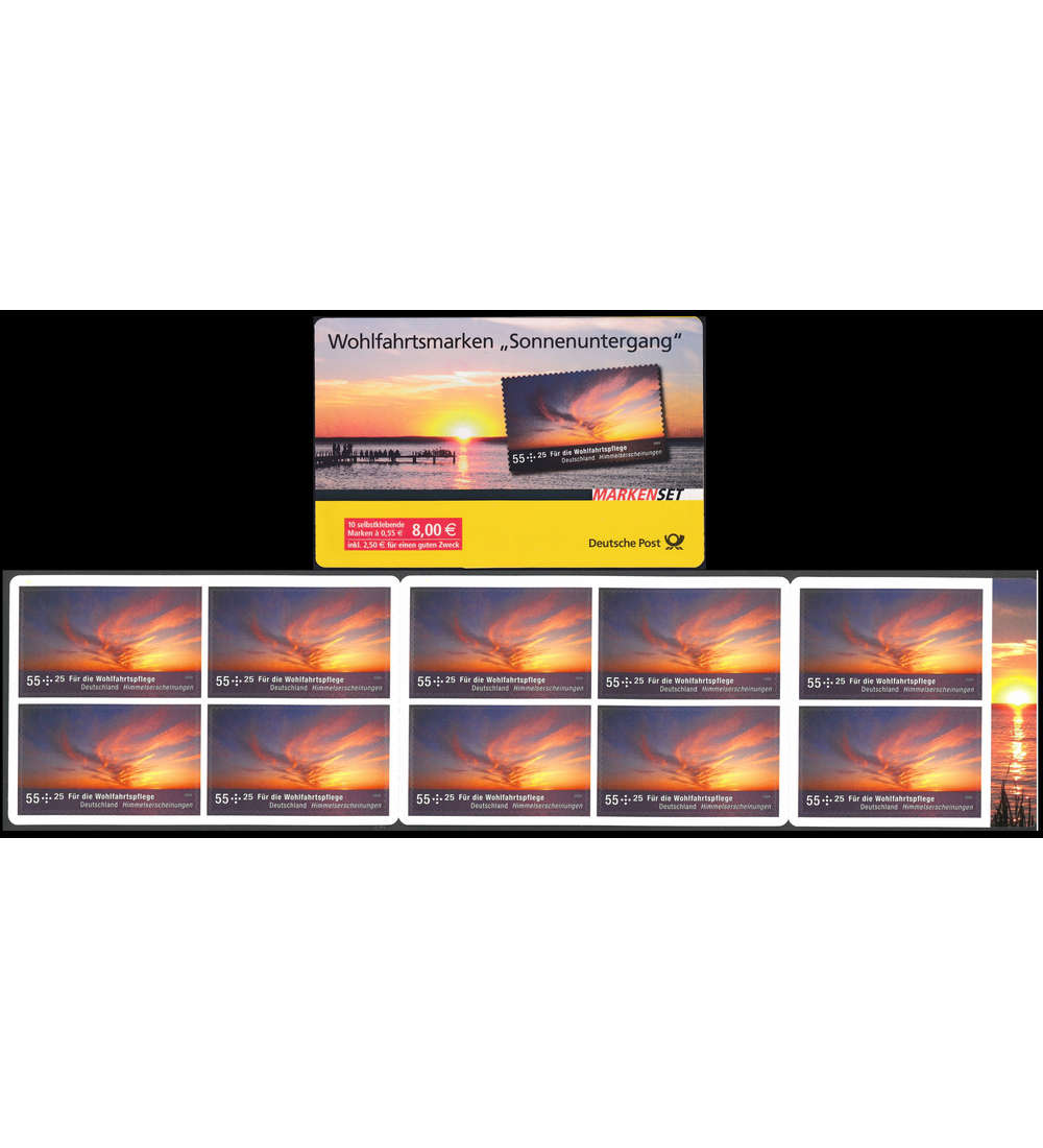 BRD Bund  Markenheft Nr. 77          Himmelserscheinungen 2009