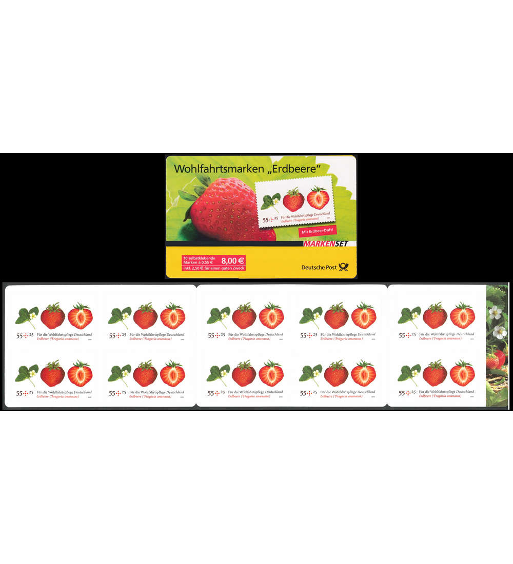 BRD Bund  Markenheft Nr. 81          Obst 2010