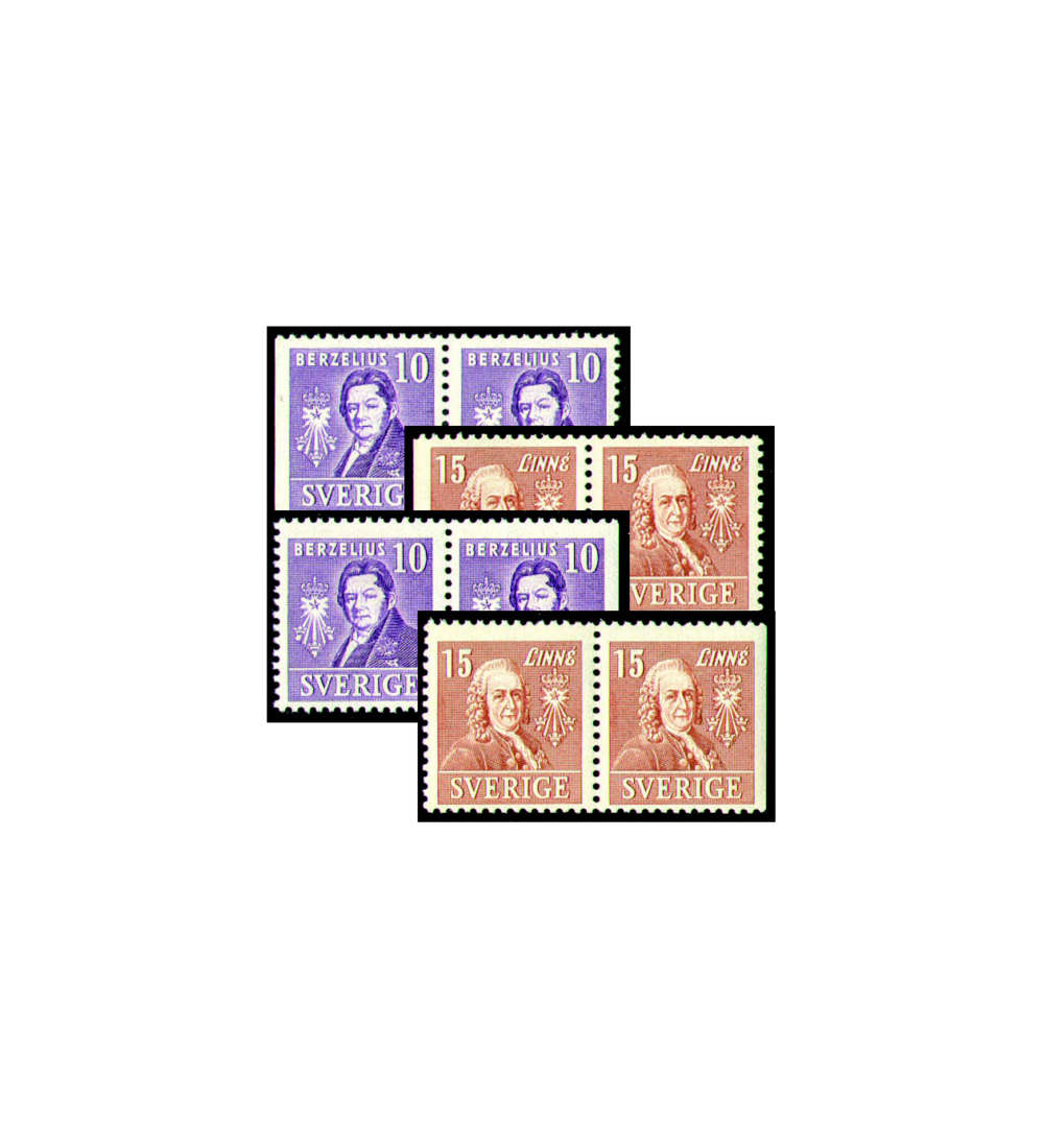 Schweden Nr. 272B/Dr+Dl/B Nr. 273B/Dr+Dl/B postfrisch **
