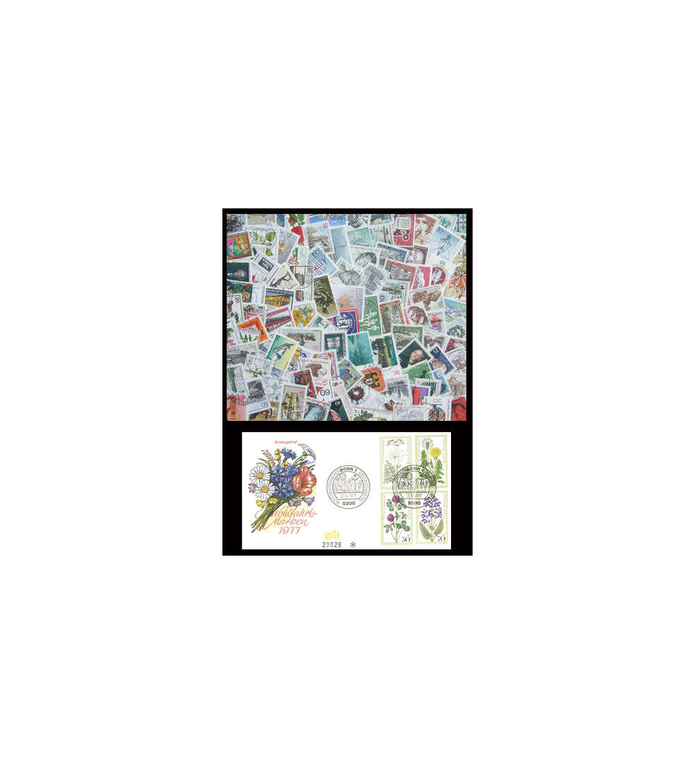 Berlin Sonder- und Zuschlagswerte gestempelt mit Ersttagsbrief Nr. 556-559