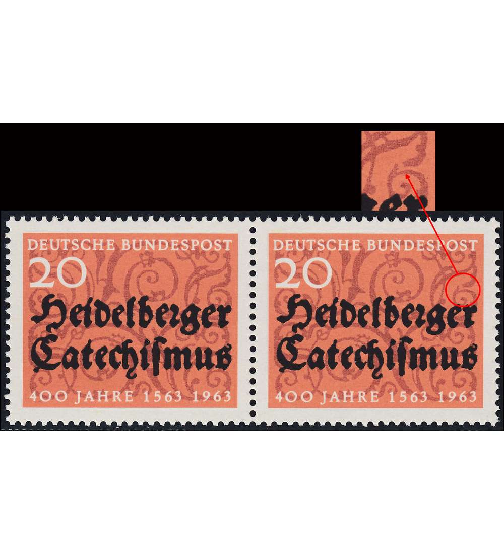 BRD Bund  Nr. 396 I postfrisch ** Plattenfehler