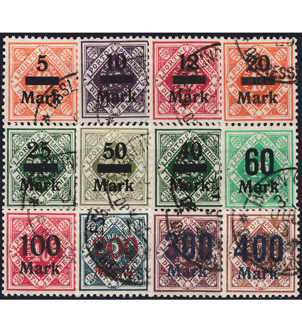 Wrttemberg Nr. 159-170 gestempelt