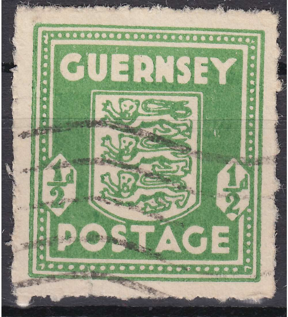 Deutsche Besetzung Guernsey Nr. 1g gestempelt