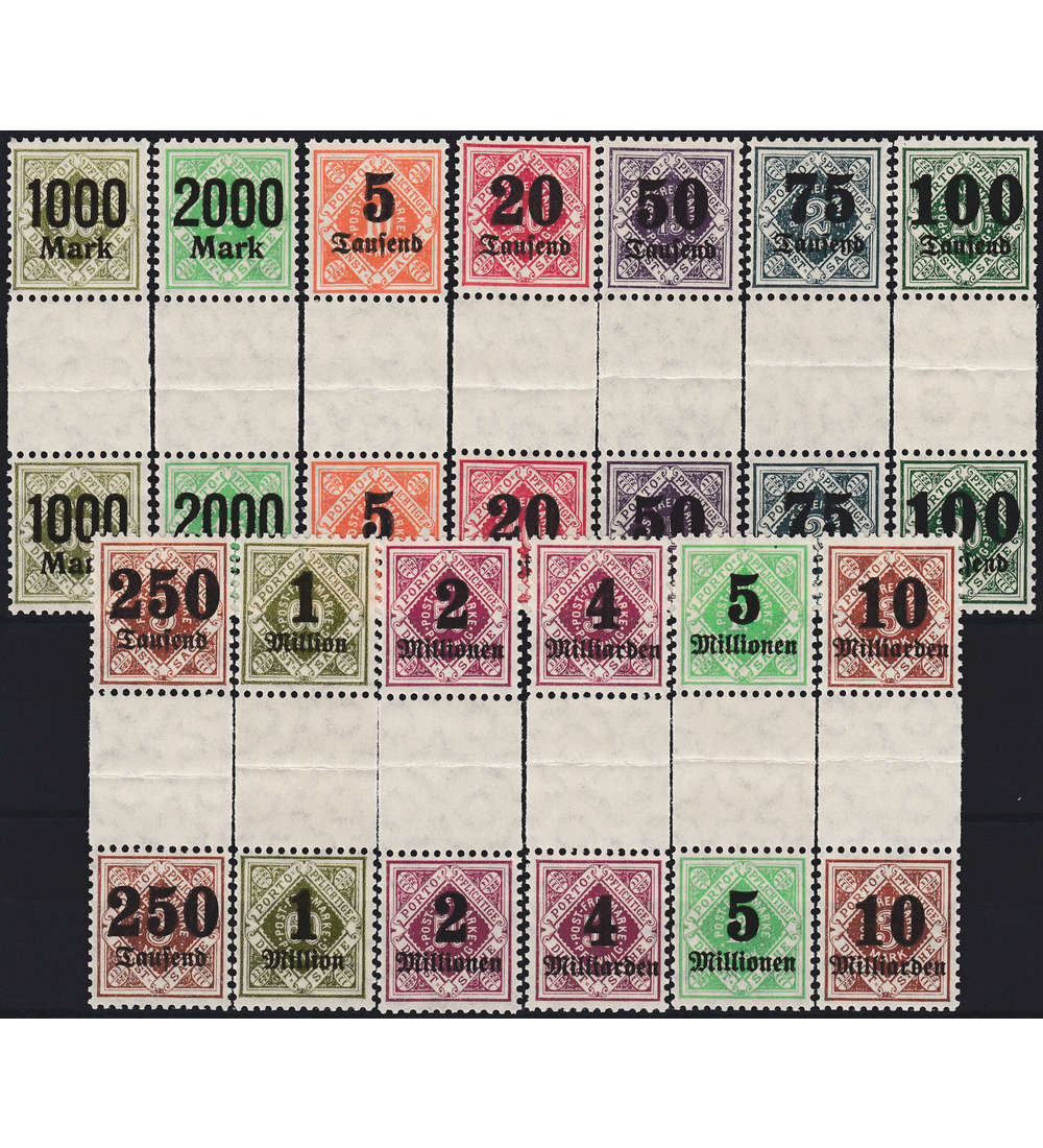 Wrttemberg Nr. 171-183 postfrisch Zwischenstegpaare