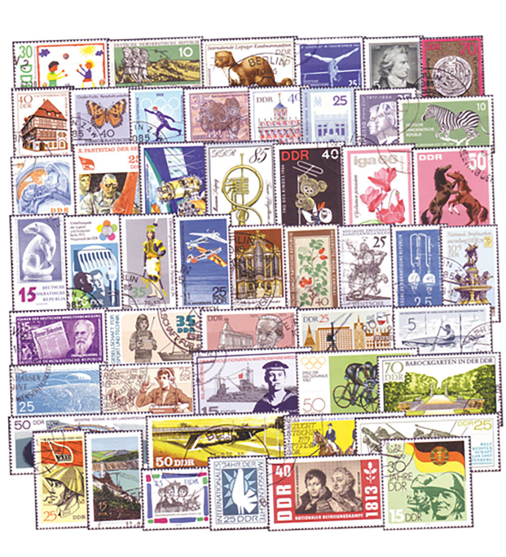 DDR 50 gestempelte Sperrwerte
