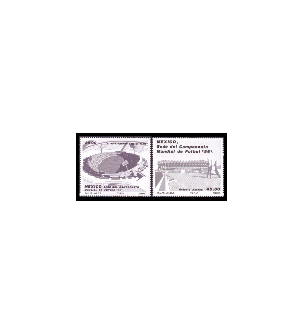 300 Welt postfrisch ** mit Mexiko Nr. 1971-1972