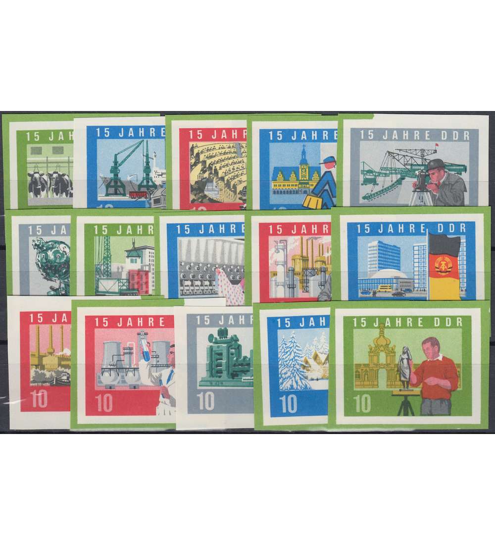 DDR Nr.1059-1073B ungestempelt