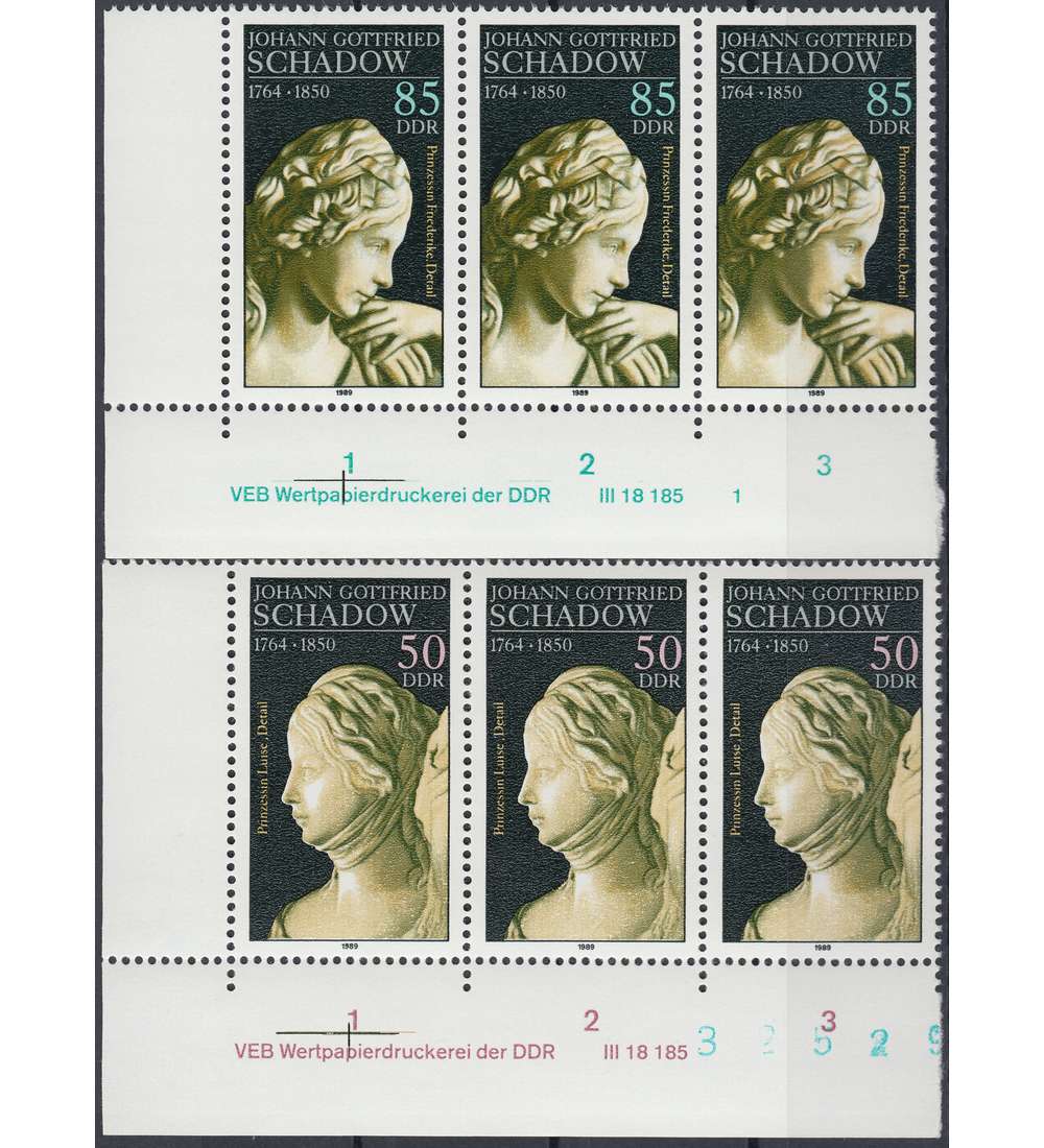 DDR Nr. 3250-51 DV postfrisch Druckvermerk