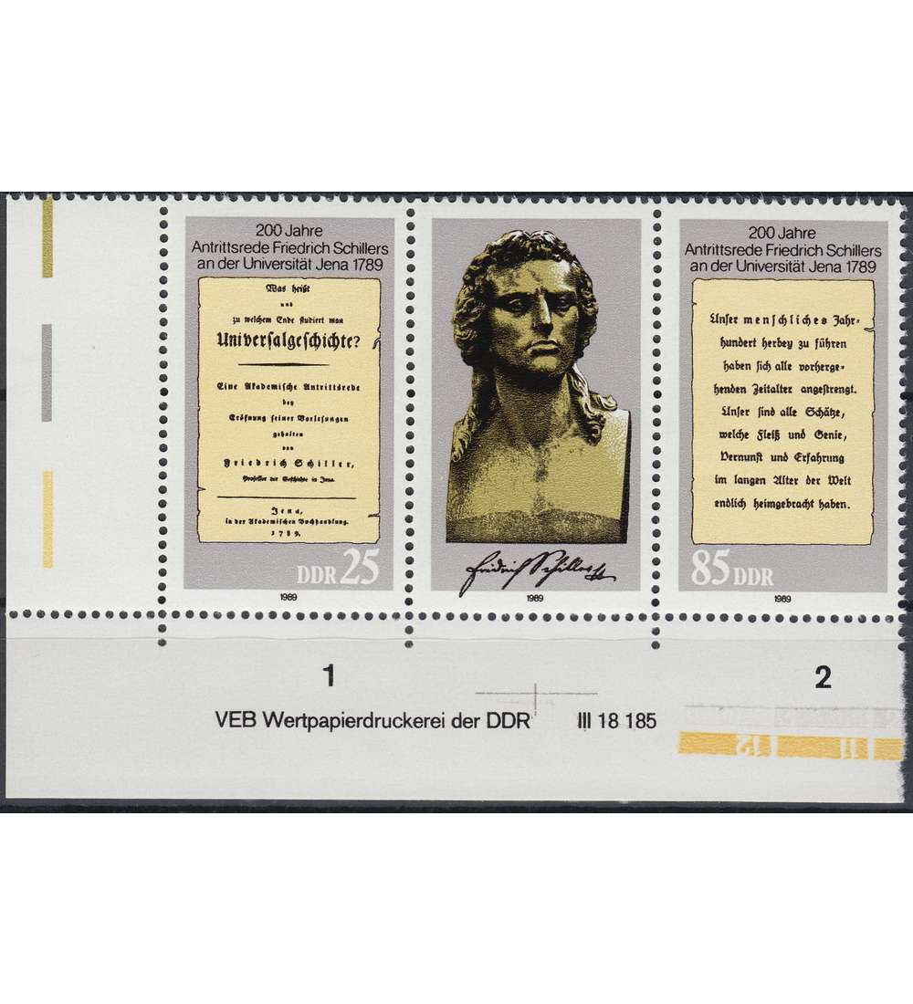 DDR Nr. 3254-55 DV postfrisch Druckvermerk