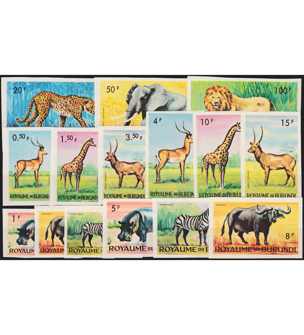 Burundi Nr. 87-101 B ** postfrisch Tiere